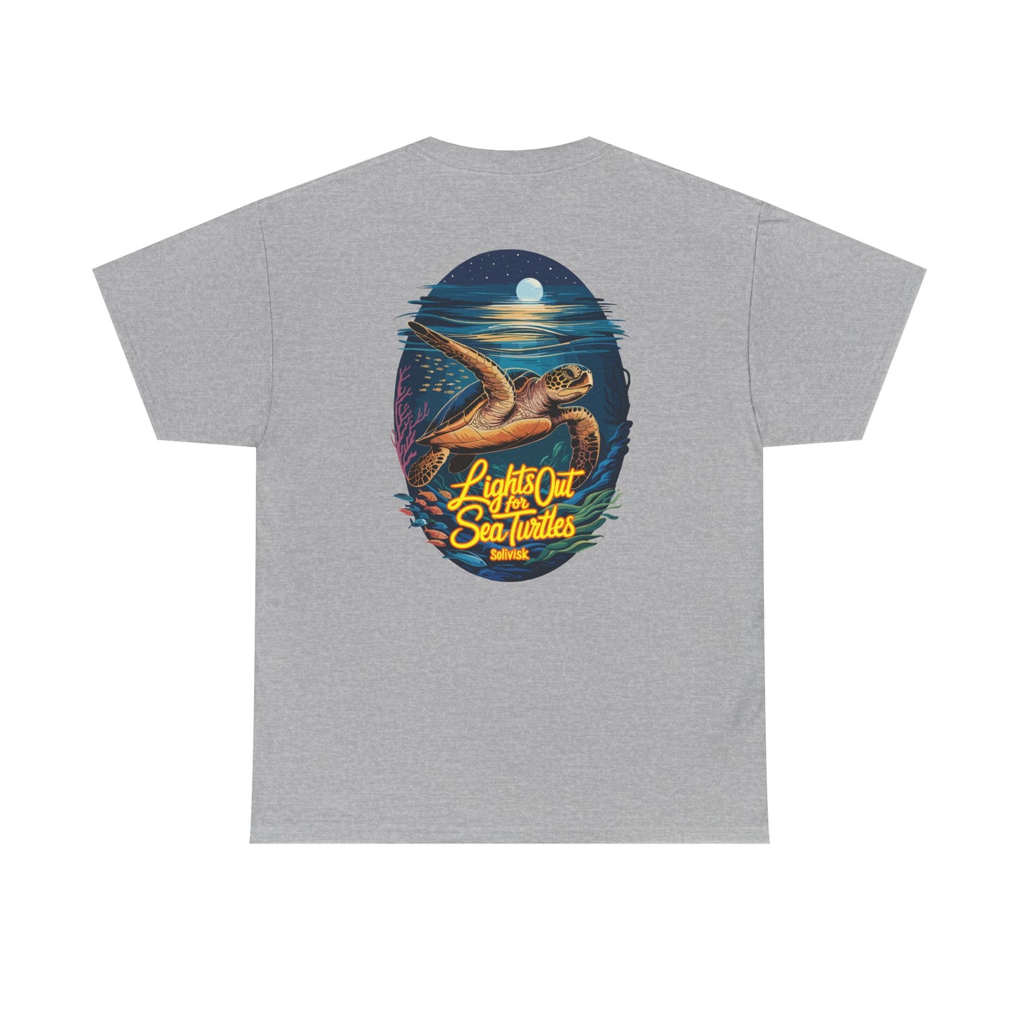 Lights Out for Sea Turtles Unisex T-Shirt– Solivisk Coastal Collection