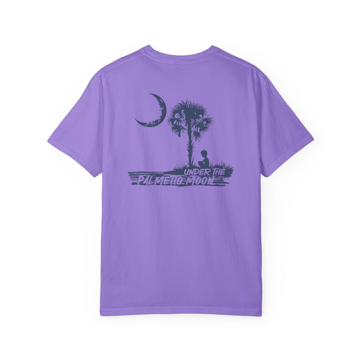 SoliVisk “Under the Palmetto Moon” Tee – A Soulful Tribute to South Carolina Evenings and Moonlit Memories