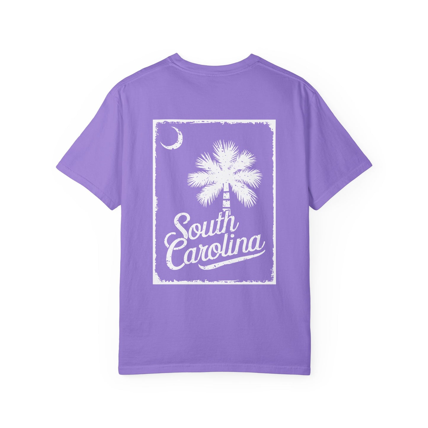 SoliVisk No Matter If You Were Born Here or Just Bought the T-Shirt  You’ll Look the Part in This South Carolina Palmetto Moon Tee