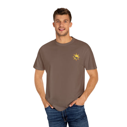 SoliVisk Māori Sun Burst Yellow Sea Turtle Unisex Tee Shirt