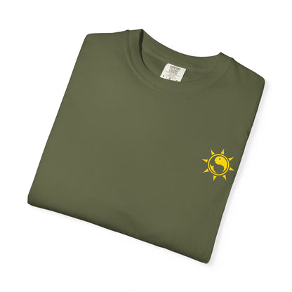 SoliVisk Unsupervised and Thriving on Bad Decisions Old School Smiley Face Design - Retro Skater Style Funny Unisex T-shirt