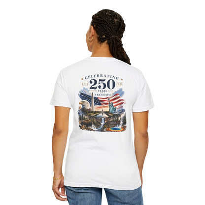 America 250 Shirt 1776–2026 Patriotic Comfort Colors T-Shirt for Independence Day