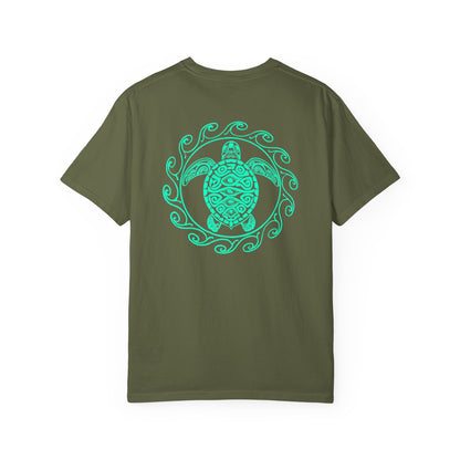 SoliVisk Ocean Soul Tee Māori-Inspired Sea Turtle T-Shirt for Ocean Souls and Nature Seekers