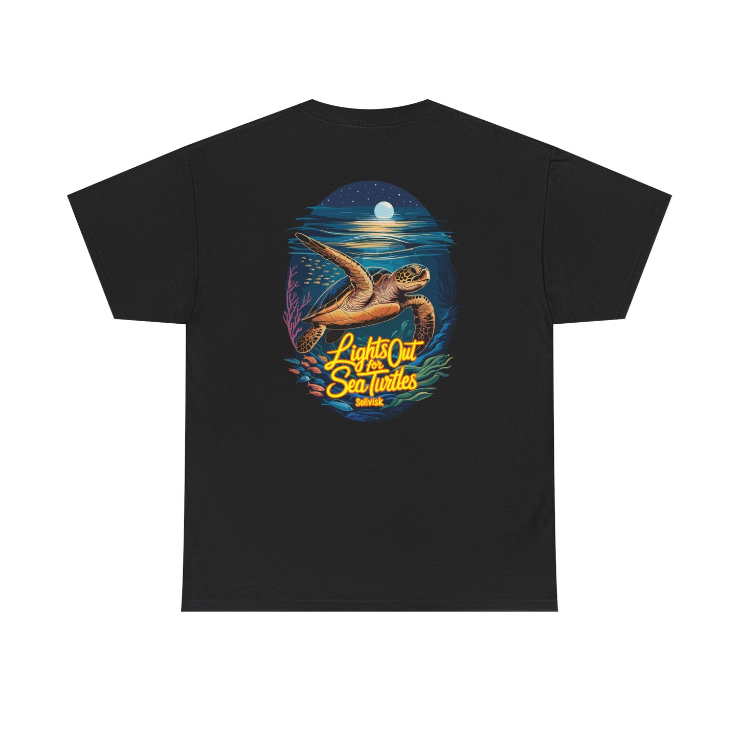 Lights Out for Sea Turtles Unisex T-Shirt– Solivisk Coastal Collection