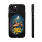 SoliVisk Coastal Collection “Lights Out for Sea Turtles” Black iPhone 12 - 15 Cases Matte Finish