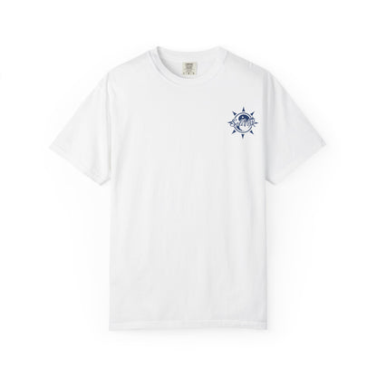 SoliVisk Patriotic USA Flag Mahi Mahi Dolphin Saltwater Fishing T Shirt