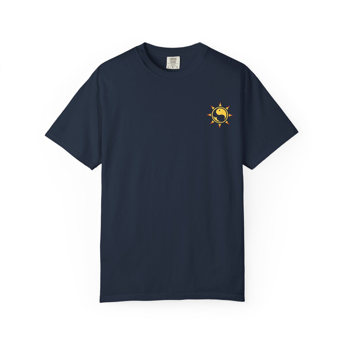 SoliVisk Māori Sun Burst Yellow Sea Turtle Unisex Tee Shirt