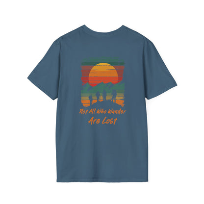 Not All Who Wander Are Lost" Unisex T-Shirt – Adventure-Inspired Graphic Tee for Travelers & Free Spirits