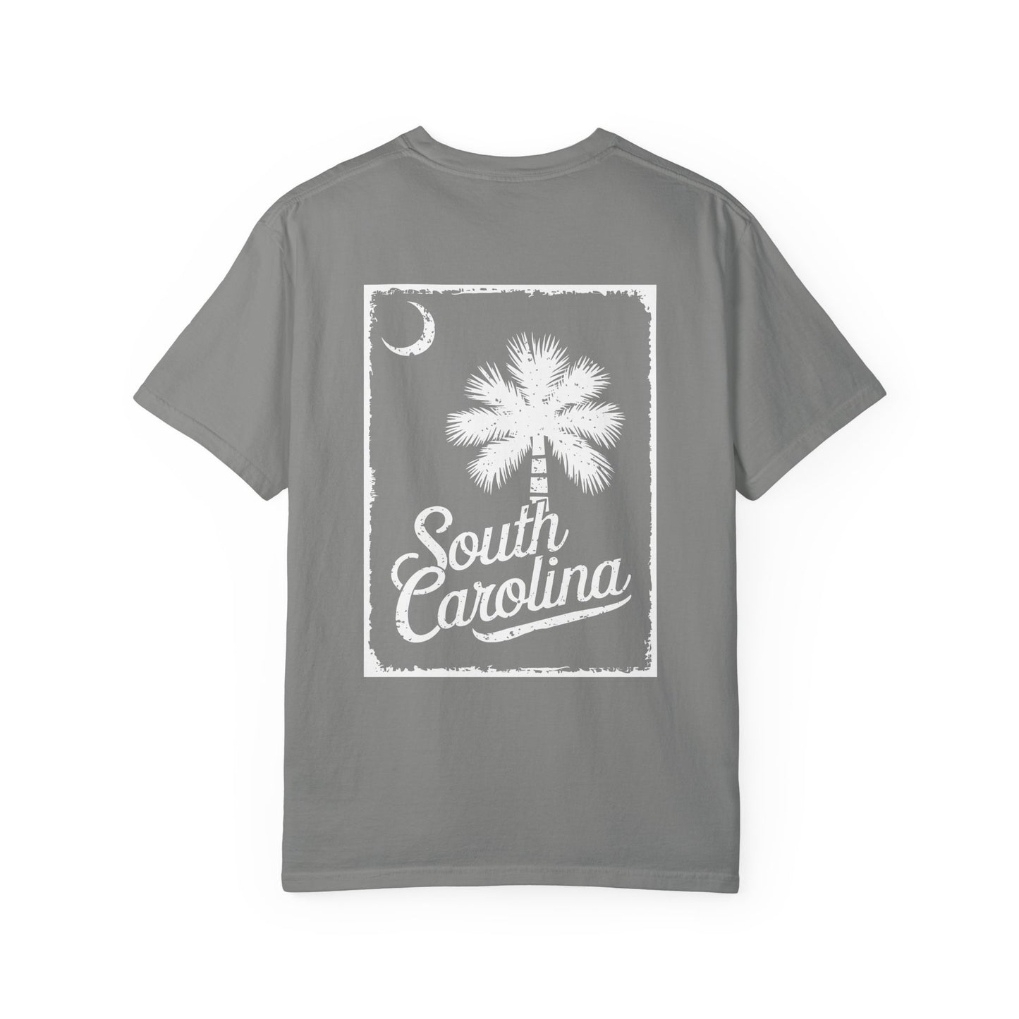 SoliVisk No Matter If You Were Born Here or Just Bought the T-Shirt  You’ll Look the Part in This South Carolina Palmetto Moon Tee