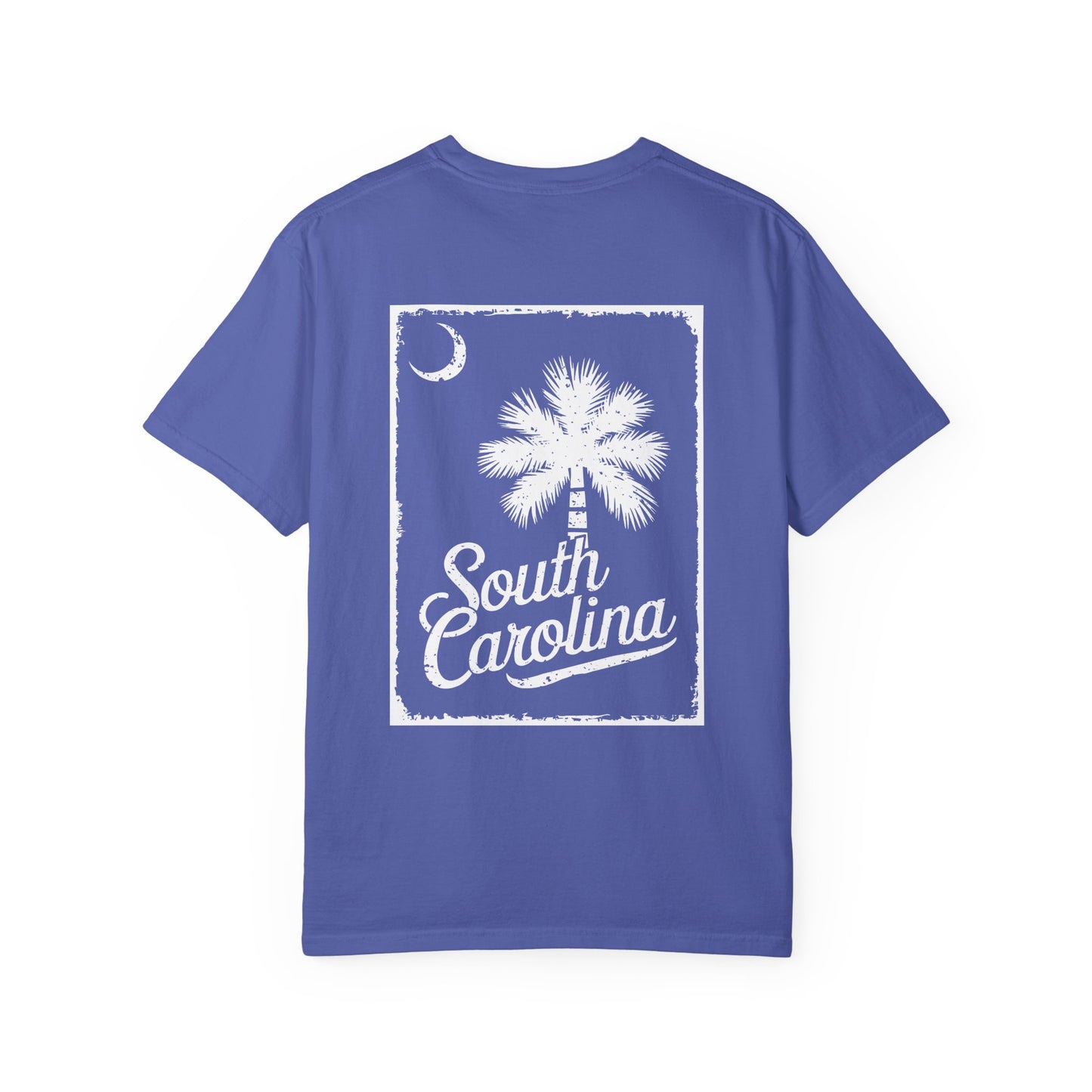 SoliVisk No Matter If You Were Born Here or Just Bought the T-Shirt  You’ll Look the Part in This South Carolina Palmetto Moon Tee