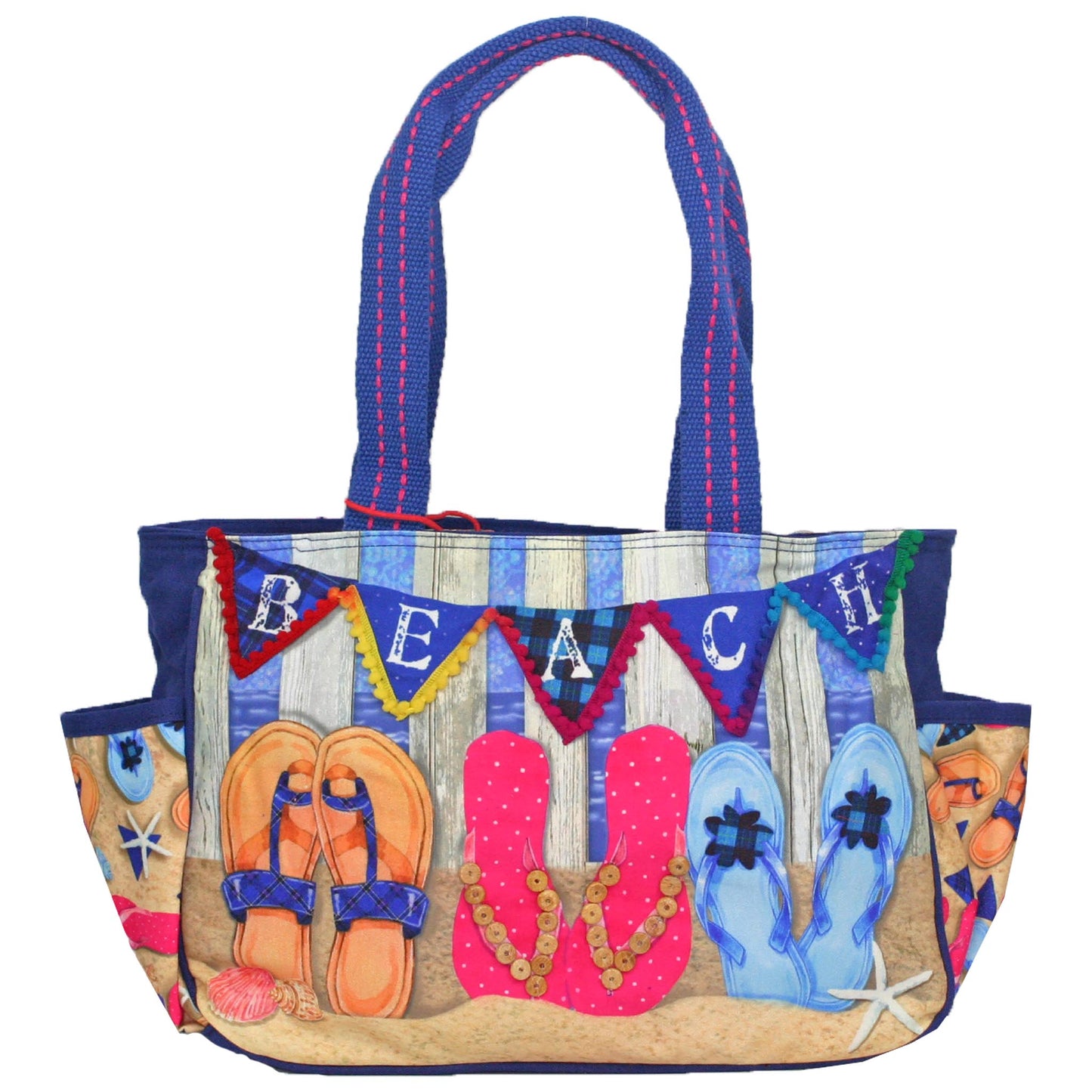 Flip Flop Medium Canvas Tote Bag