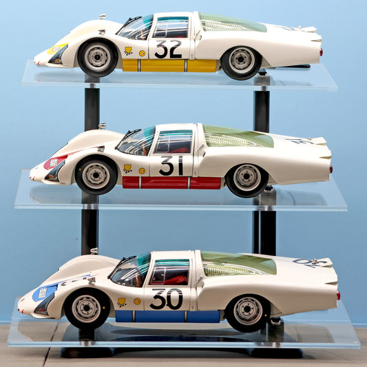 1:18 Scale Acrylic Display Stand for Model Cars, 3 Tier Collector Shelf