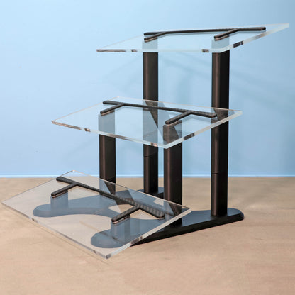 1:18 Scale Acrylic Display Stand for Model Cars, 3 Tier Collector Shelf