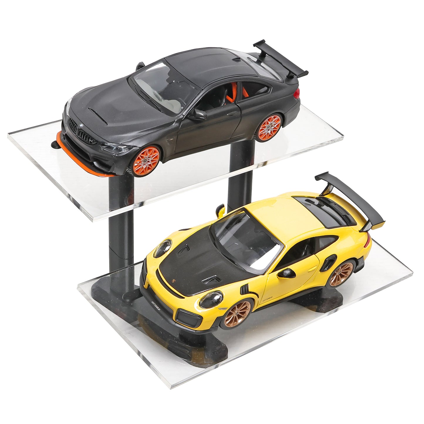 1/24 Scale 2 Tier Acrylic Model Car Display Stand for Diecast and Plastic Models