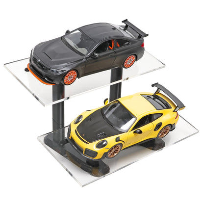 1/24 Scale 2 Tier Acrylic Model Car Display Stand for Diecast and Plastic Models