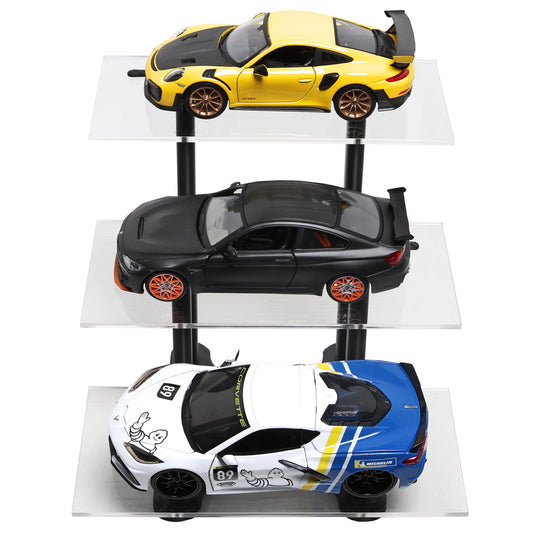 1/24 Scale 3 Tier Acrylic Model Car Display Stand Made in USA