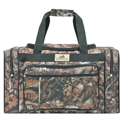 Men’s & Women’s Camo or Grey Travel Duffle Bag 20" Carryall with Shoulder Strap
