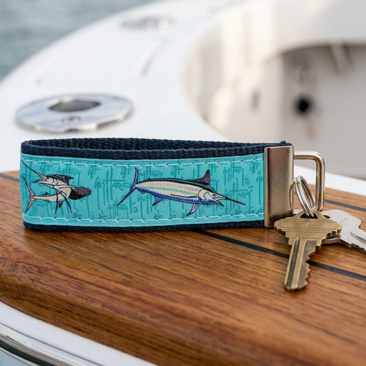 Guy Harvey Billfish Collage Key Ring