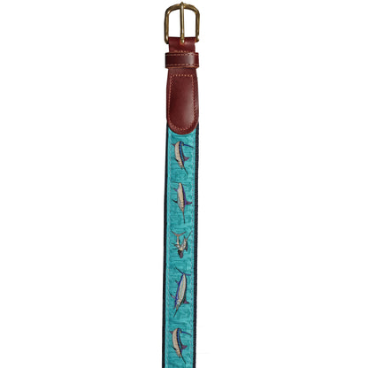 Guy Harvey Billfish Collage Men's Belt