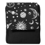 SoliVisk Sun, Moon and Stars Celestial Flap Over Messenger Bags