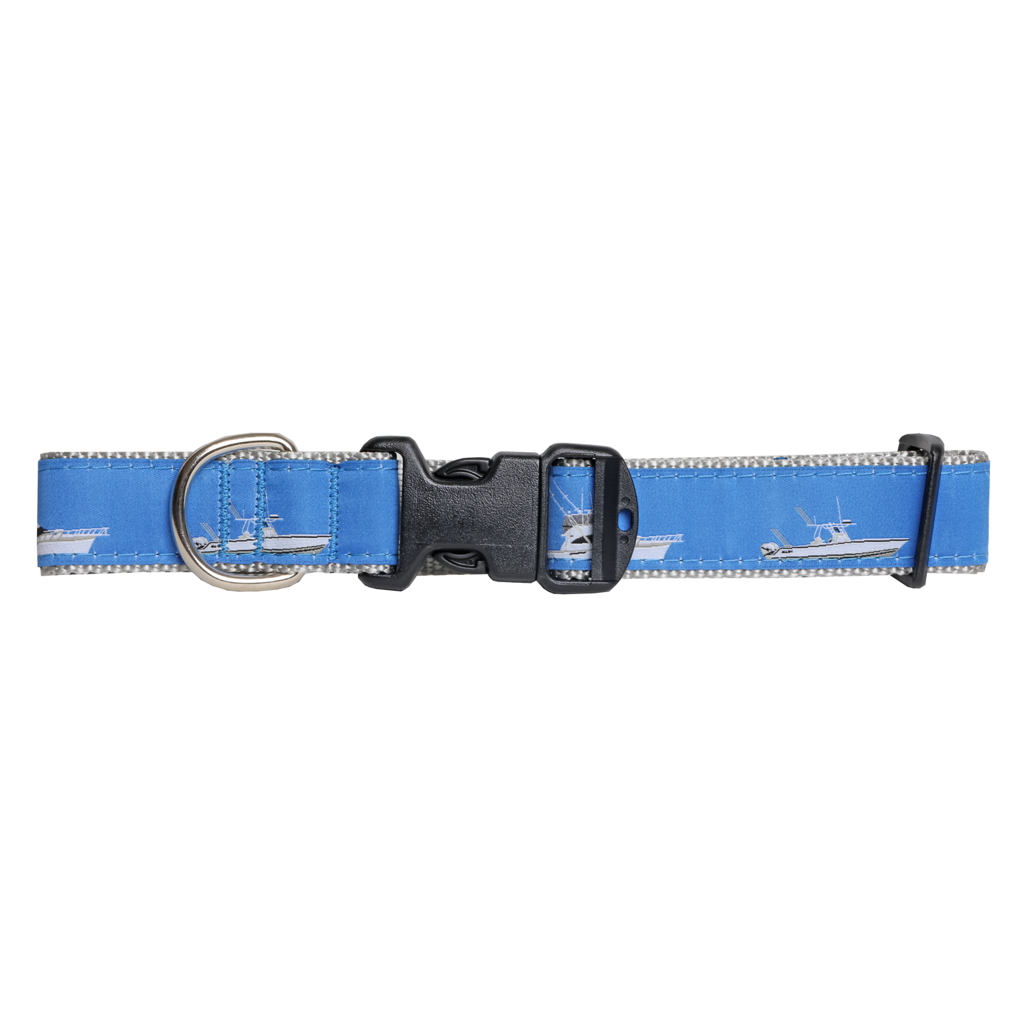 SoliVisk Sportfishing Boat Dog Collar Adjustable Nylon with ABS Quick Release Buckle