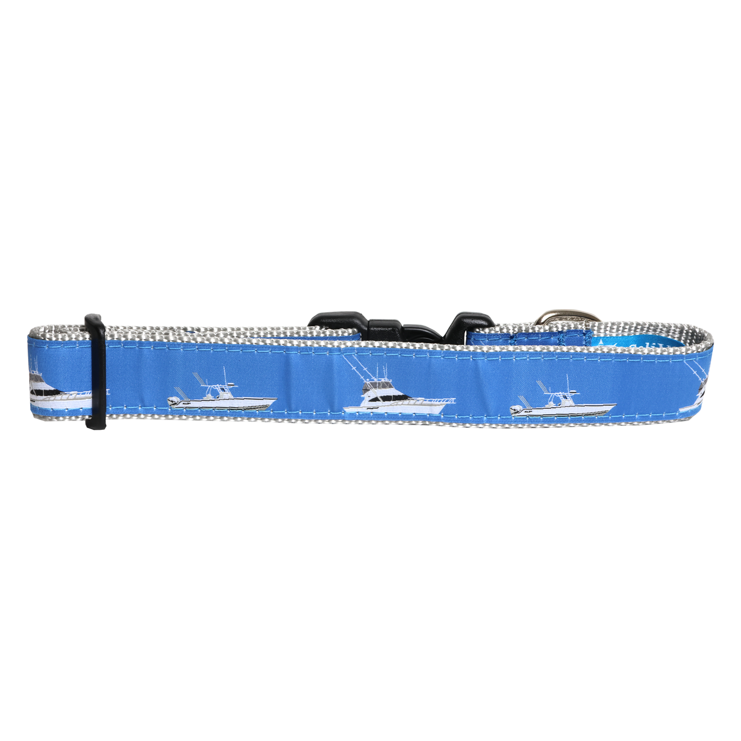 SoliVisk Sportfishing Boat Dog Collar Adjustable Nylon with ABS Quick Release Buckle