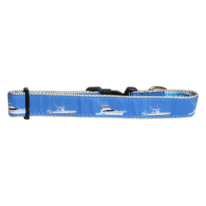 SoliVisk Sportfishing Boat Dog Collar Adjustable Nylon with ABS Quick Release Buckle
