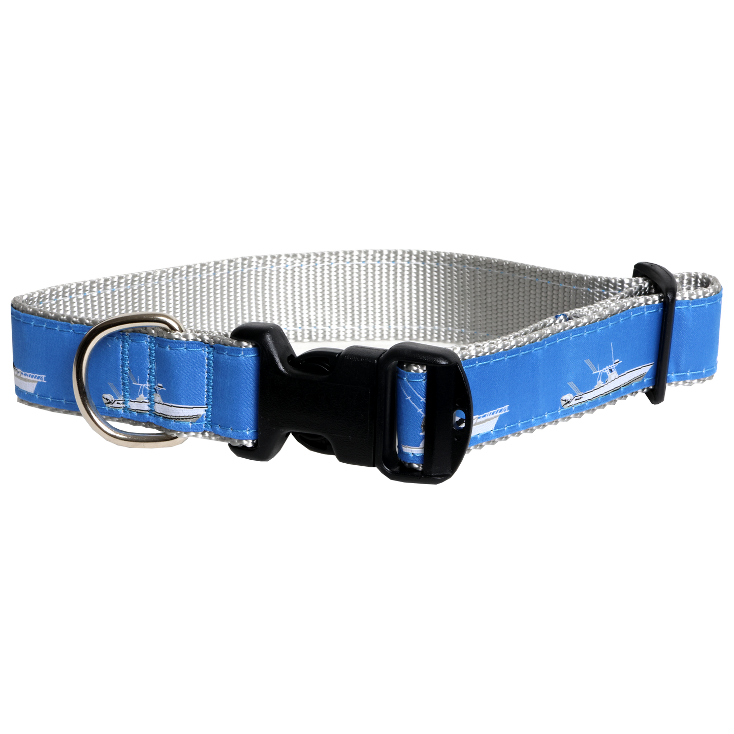 SoliVisk Sportfishing Boat Dog Collar Adjustable Nylon with ABS Quick Release Buckle