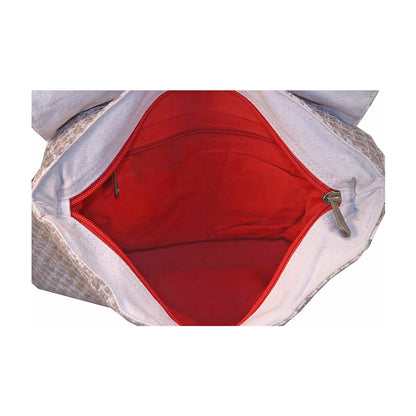 Eco-Friendly Jute Boho Backpack Purse – Convertible Daypack & Messenger Bag