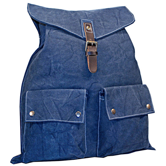Men’s Navy Heavy Cotton Canvas Sailors Outdoor Backpack