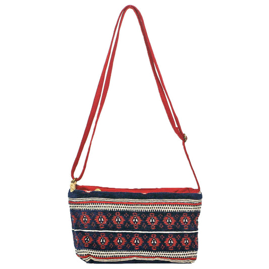 Catori Boho Chick Woven Tribal Crossbody Shoulder Bag