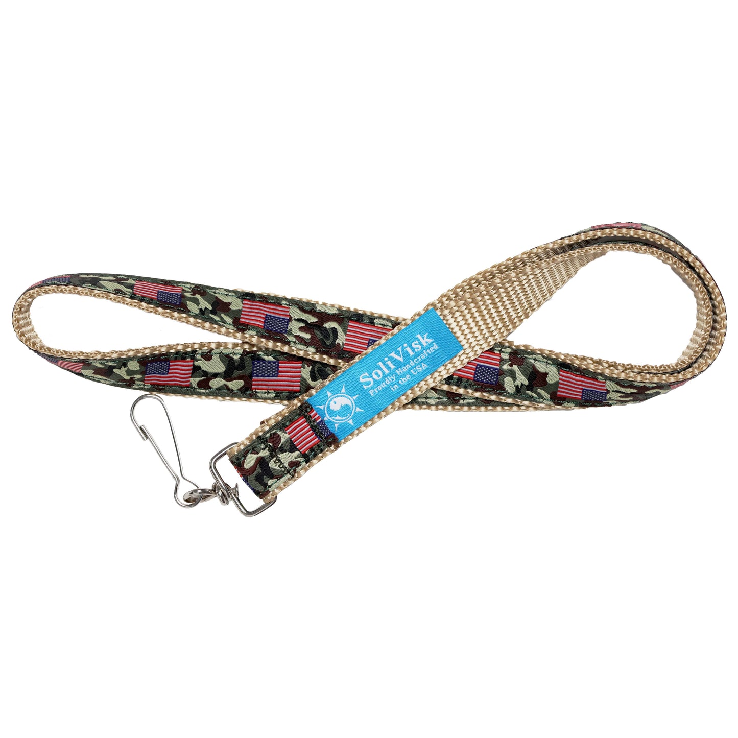 SoliVisk USA Made Lanyard ID Badge Holder Camo, Palmetto, Nautical, Sailboats