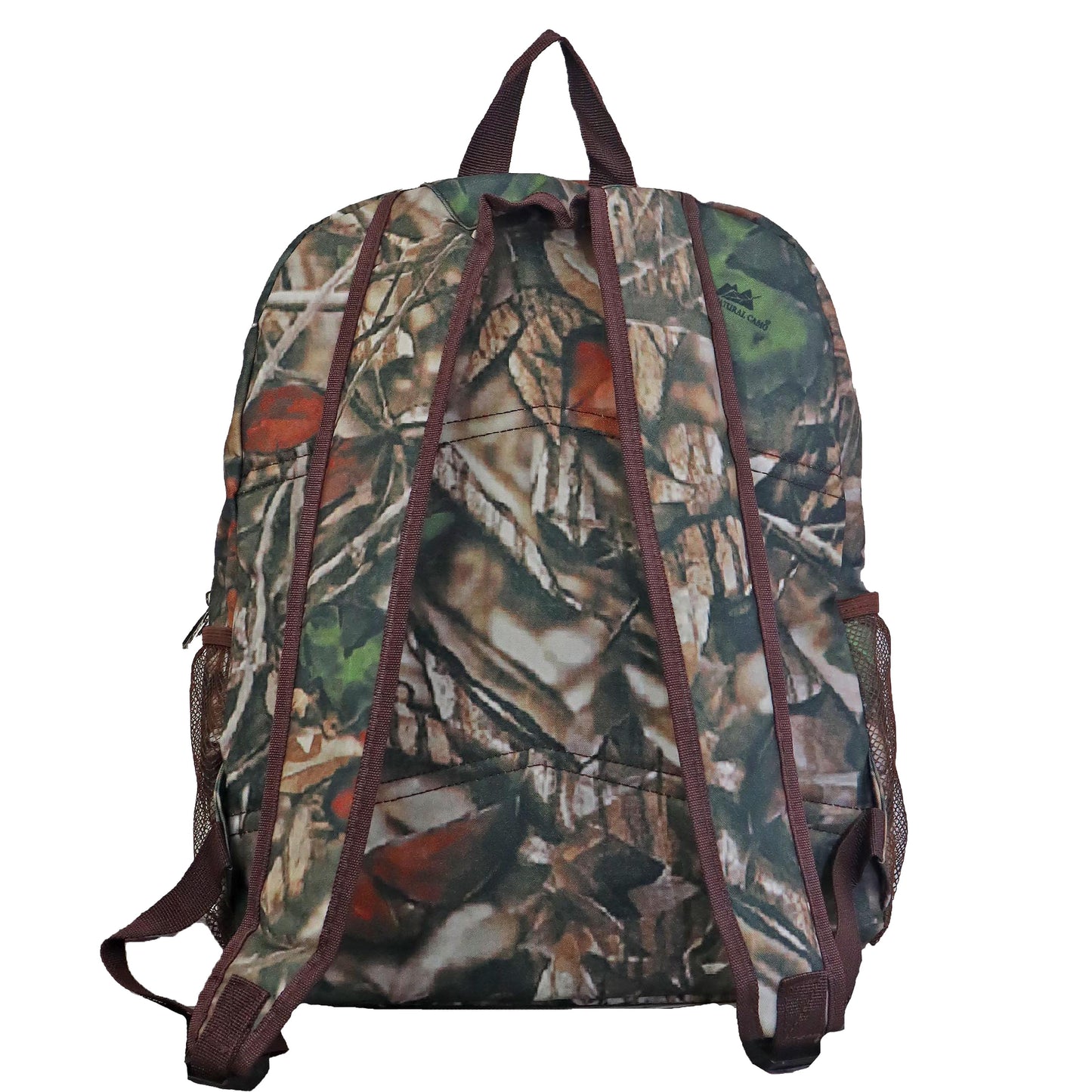 Lightweight Camo Outdoor Backpack - with Multiple Compartments and Side Mesh Pockets