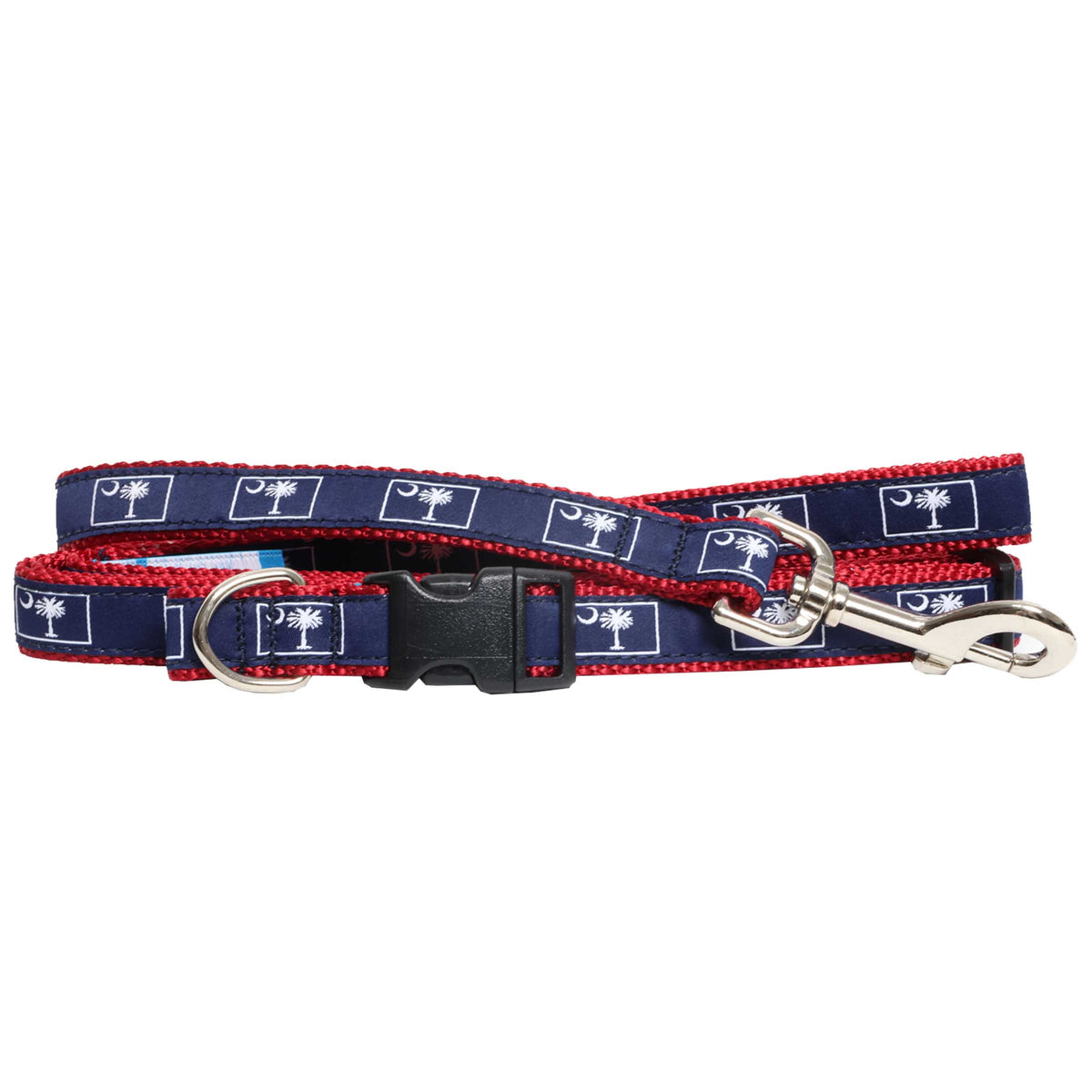 South Carolina Flag Collar & 6-Foot Leash Set