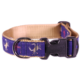 Guy Harvey Blue Crab Dog Collar - Stylish & Durable Pet Accessory for Ocean Lovers