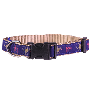 Guy Harvey Blue Crab Dog Collar - Stylish & Durable Pet Accessory for Ocean Lovers