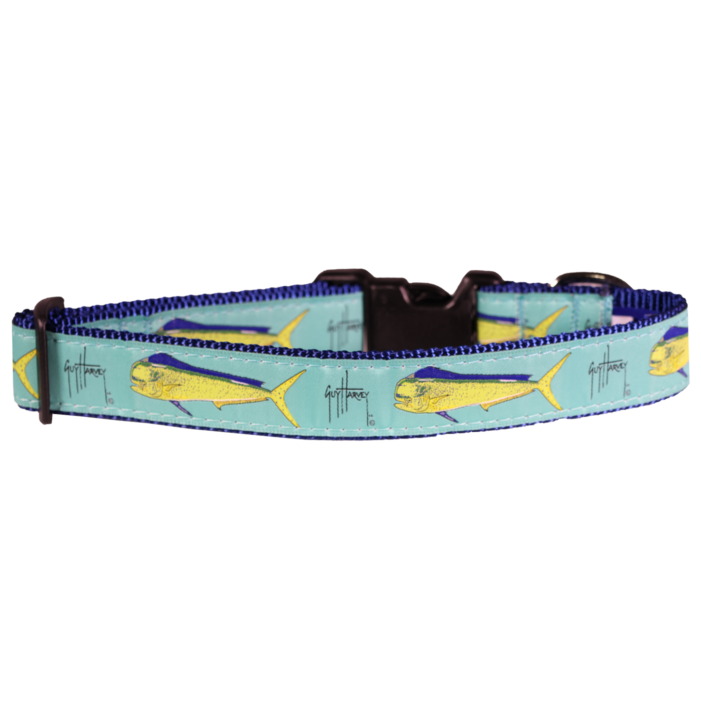 Guy Harvey Bull Dolphin Pattern Dog Collar