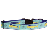 Guy Harvey Bull Dolphin Pattern Dog Collar - Durable and Stylish Pet Accessory