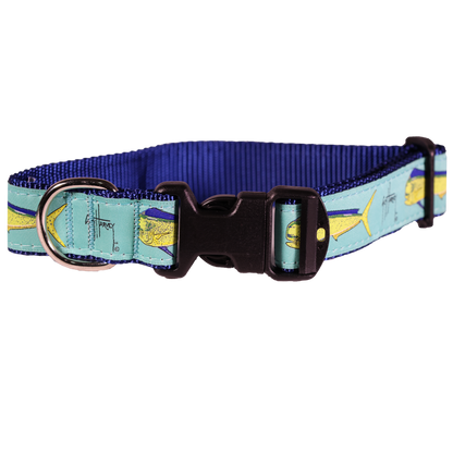 Guy Harvey Bull Dolphin Pattern Dog Collar