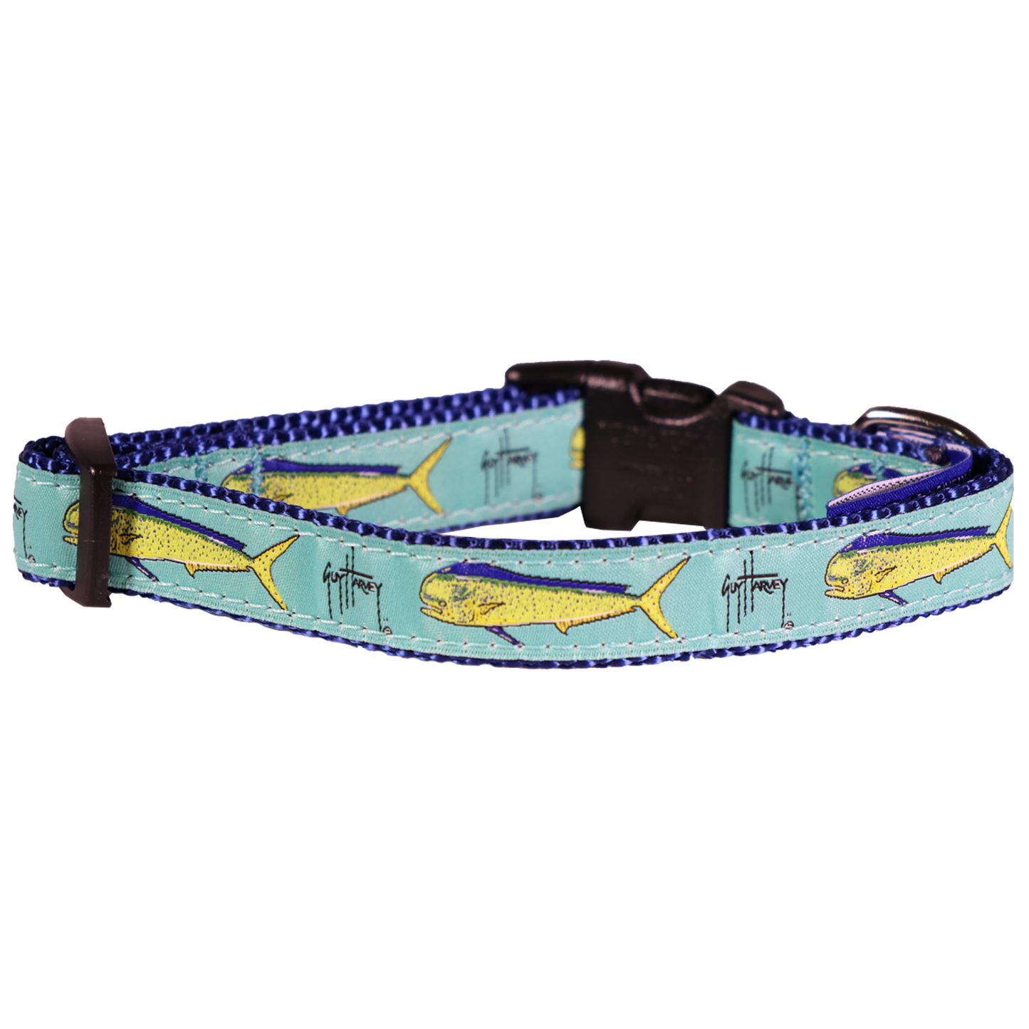 Guy Harvey Bull Dolphin Pattern Dog Collar