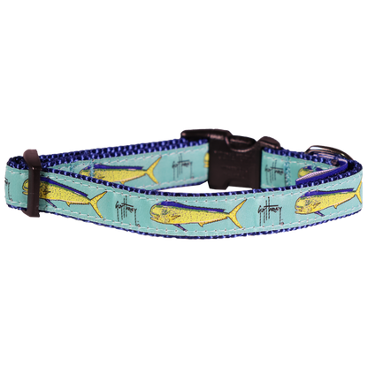 Guy Harvey Bull Dolphin Pattern Dog Collar