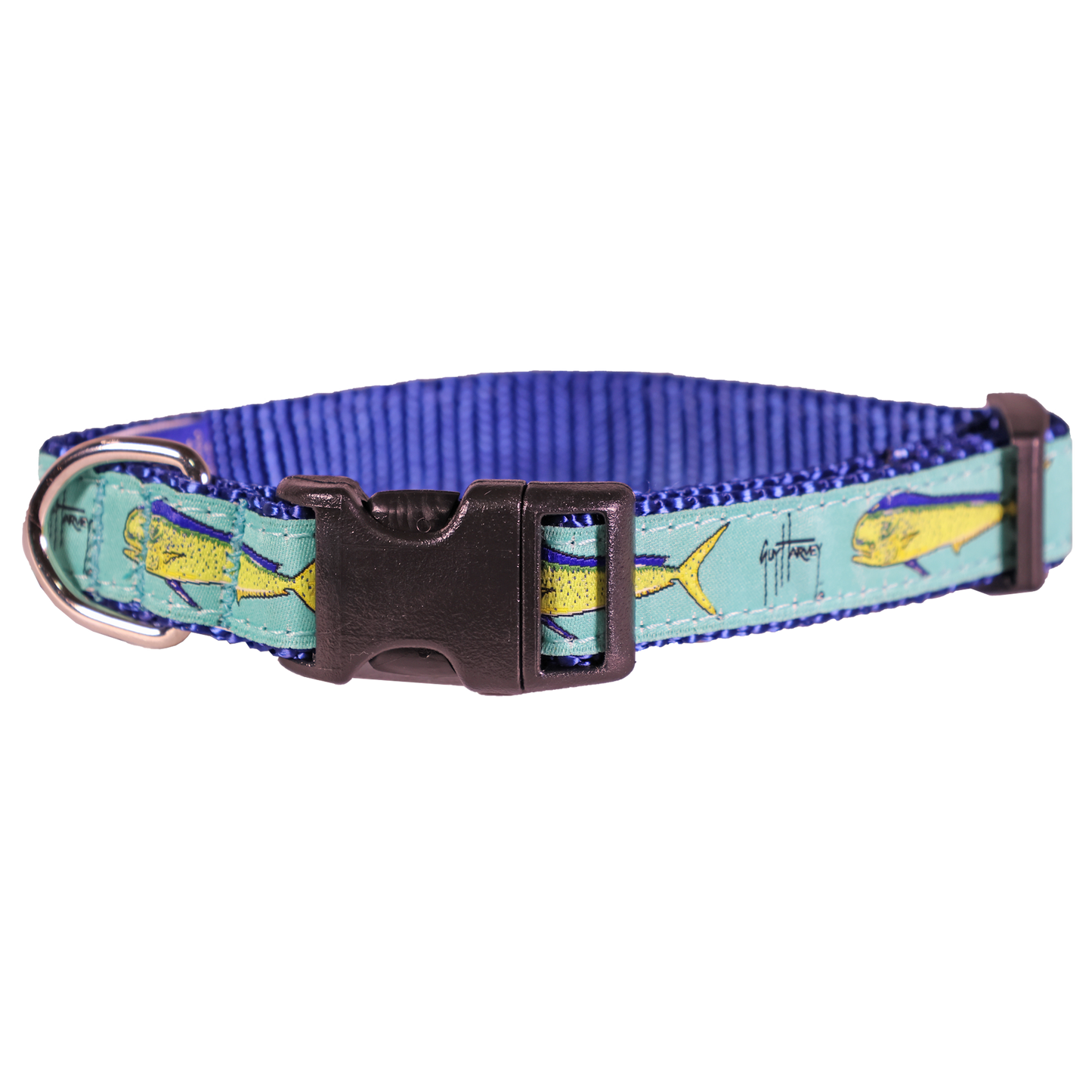 Guy Harvey Bull Dolphin Pattern Dog Collar