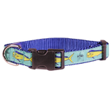 Guy Harvey Bull Dolphin Pattern Dog Collar - Durable and Stylish Pet Accessory