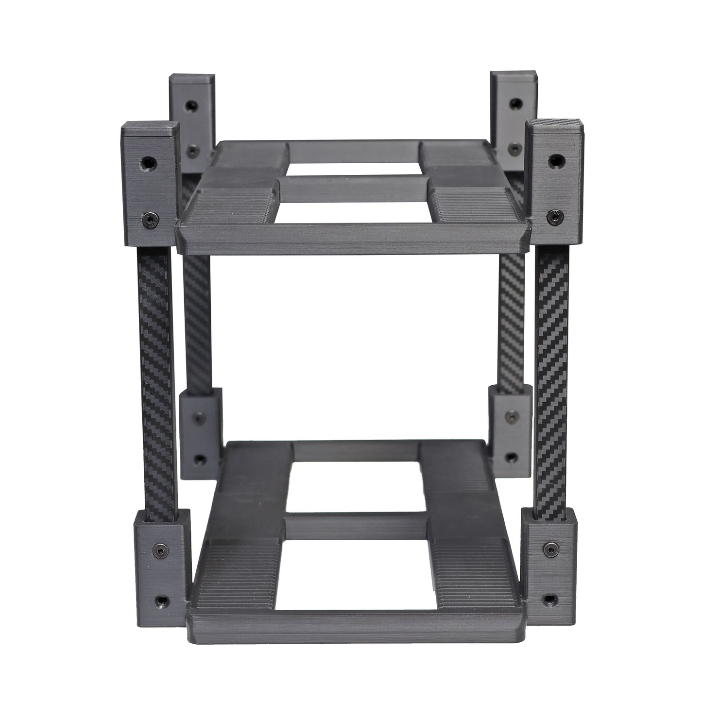 1/18 Scale Modular 4 Post Model Car Display Stand with Carbon Fiber Accents