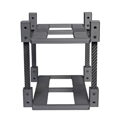 1/18 Scale Modular 4 Post Model Car Display Stand with Carbon Fiber Accents
