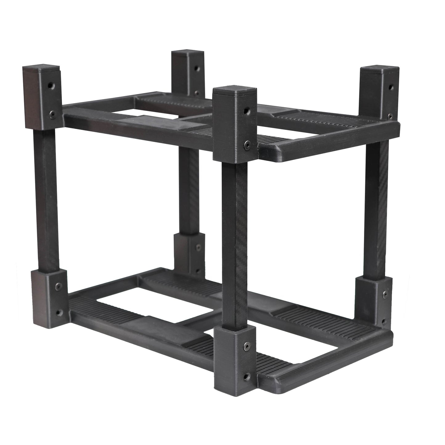 1/18 Scale Modular 4 Post Model Car Display Stand with Carbon Fiber Accents
