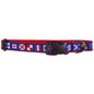 A to Z Nautical Flags Navy Dog Collars