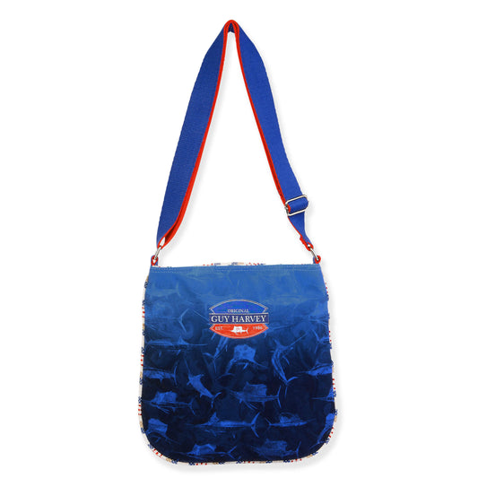 Guy Harvey Marble Marlin Crossbody Shoulder Bag