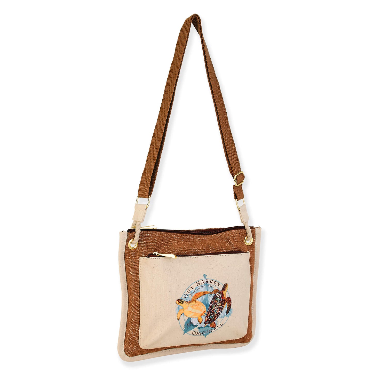 Guy Harvey Mariana Turtle Crossbody Bag