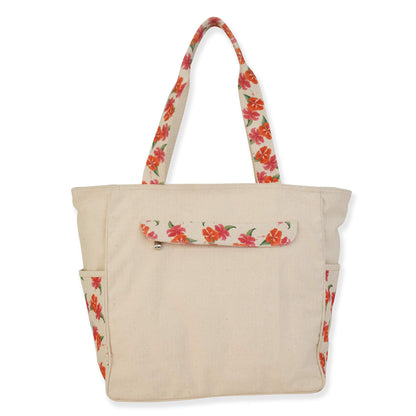 Guy Harvey Lia Tropical Parrots Shoulder Tote Bag